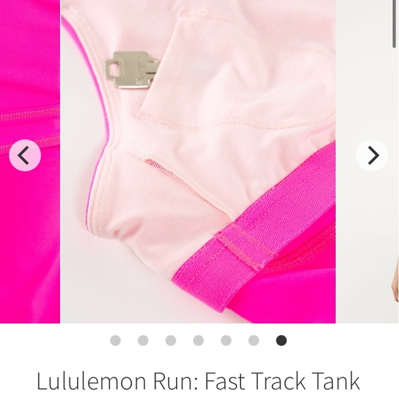 🍋HP🍋Lululemon pink fast track tank - Picture 7 of 14